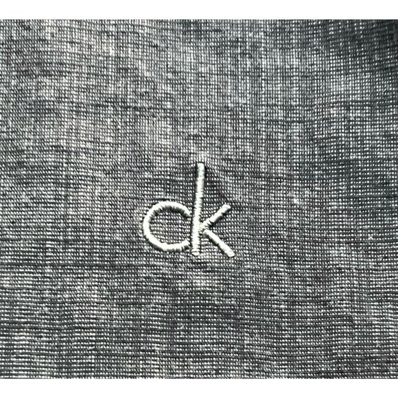 Calvin Klein Jeans Men’s XL Long Sleeve Button-Up Shirt - Charcoal Gray - Picture 3 of 9